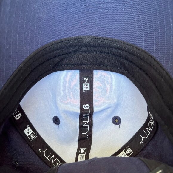 NEW ERA Chicago Bears Hat Men's Adjustable Cap Blue 9Twenty 100% Cotton NFL - Picture 4 of 7